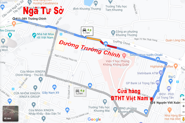 Cơ sở Đông Trùng Hạ Thảo Việt Nam ở Ngã Tư Sở